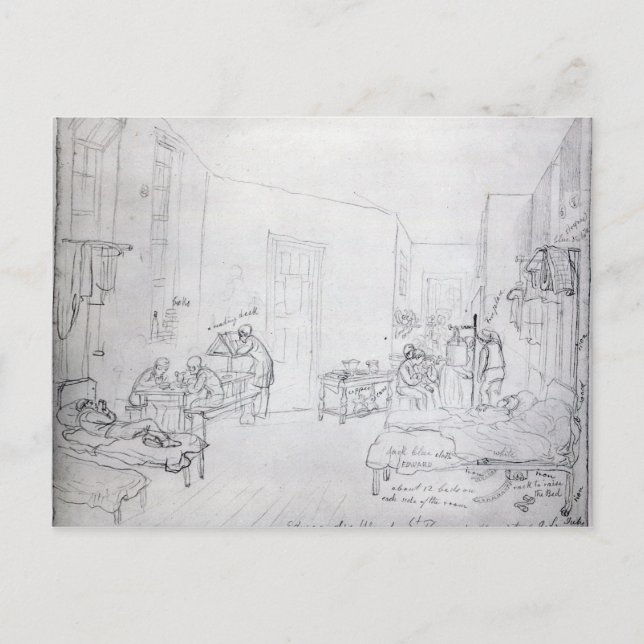Edward's Ward, St. Thomas's Hospital, London Vykort (Framsida)