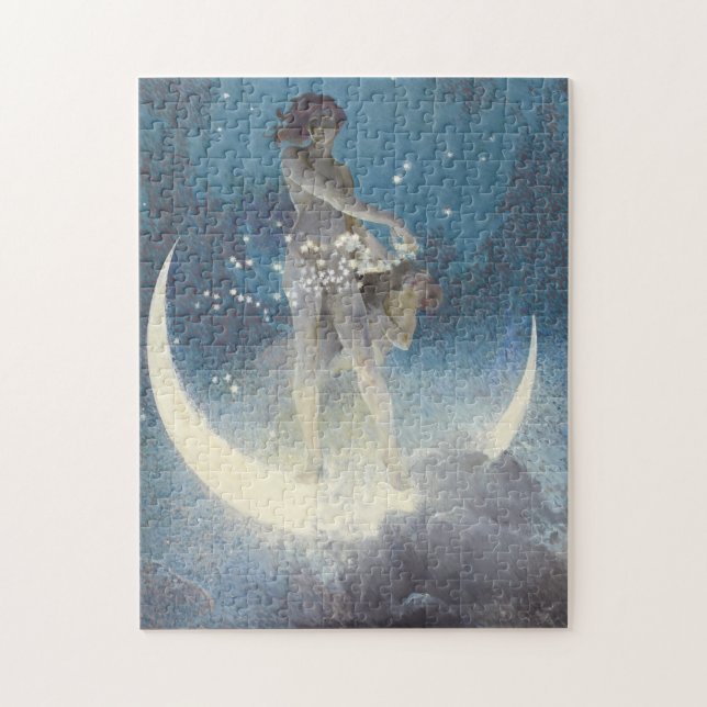 Edwin Blashfield Stars Scattering Art nouveau Pussel (Vertikal)