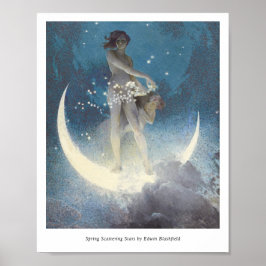 Edwin Blashfield Vår Scattering Stars Poster