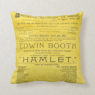 Edwin Booth Hamlet-program Kudde