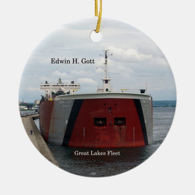 Edwin H. Gott ornament (Framsidan)