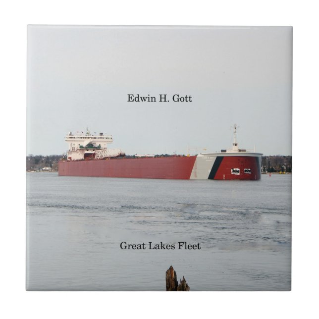 Edwin H. Gott tile Kakelplatta (Framsidan)