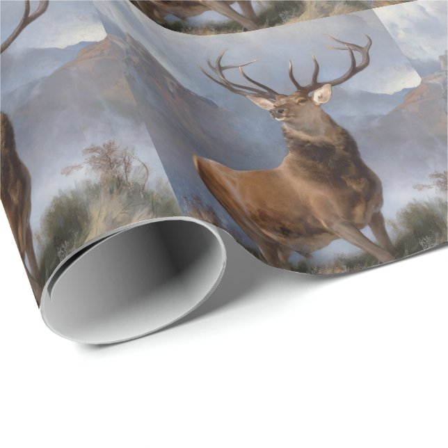 Edwin Henry Landseer | Glens monark Presentpapper (Rullad Hörn)
