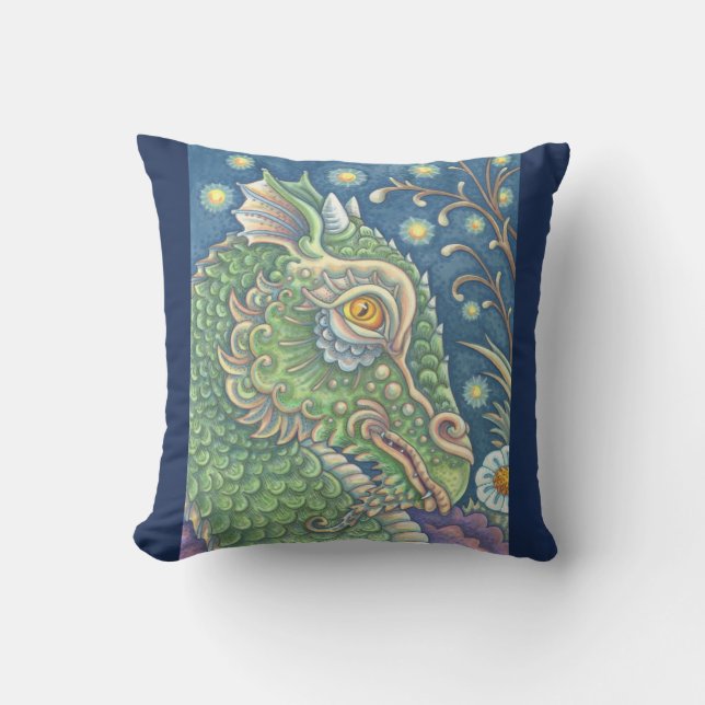 Edwins Dragon Fantasy DEKORATIV KUDDE (Framsida)