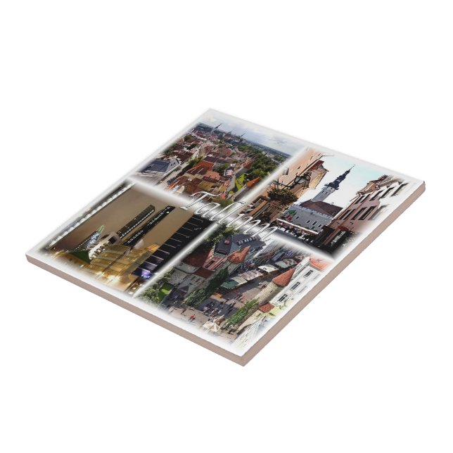 EE003 TALLINN Estland Kakelplatta (Sidan)