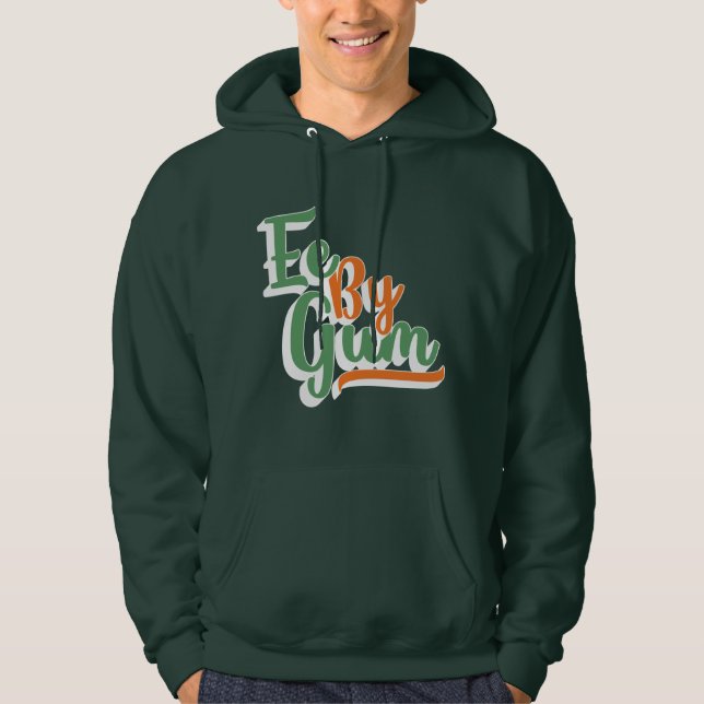 Ee By Gum, Yorkshire Dialect, Slang, engelska Hoodie (Framsida)