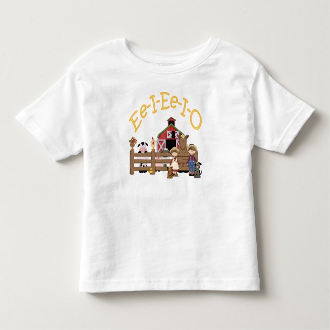 Ee I Ee I O på gården T Shirt (Framsida)