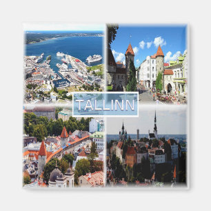 EE Tallin - Old City - Harbour - Viru Grind - Kiek Magnet