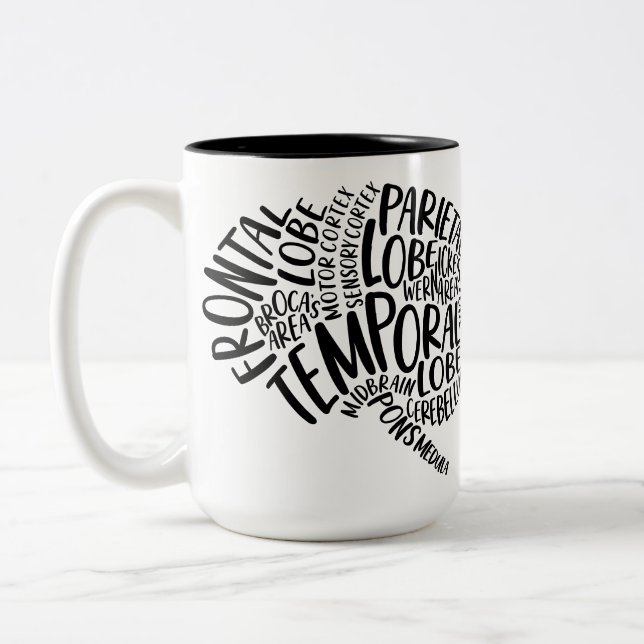 EEG-lobes of the Brain Mugg (Vänster)