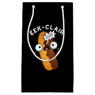 Eek-clair Funny Eclair Pun Mörk BG