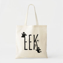 Eek Vänlig Spöklik Halloween-handelsväska