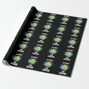 Eel Puns Hur chockerande Mörk BG för den funktione Presentpapper