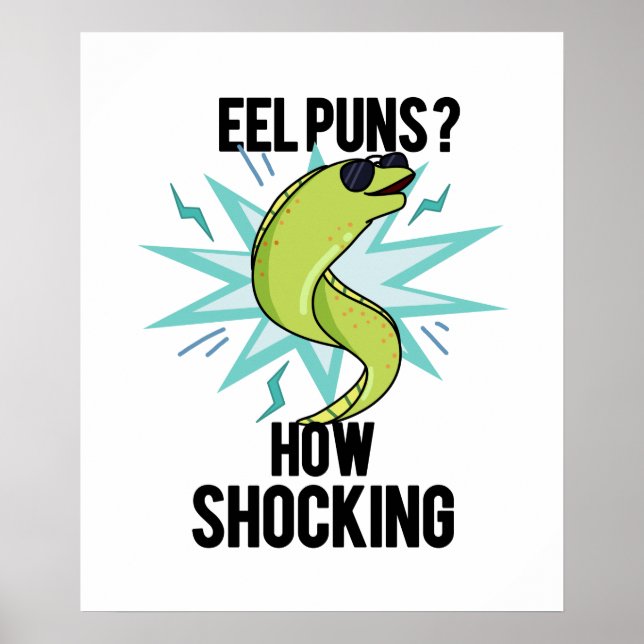 Eel Puns hur man slår på den fina djurparken Poster (Framsidan)