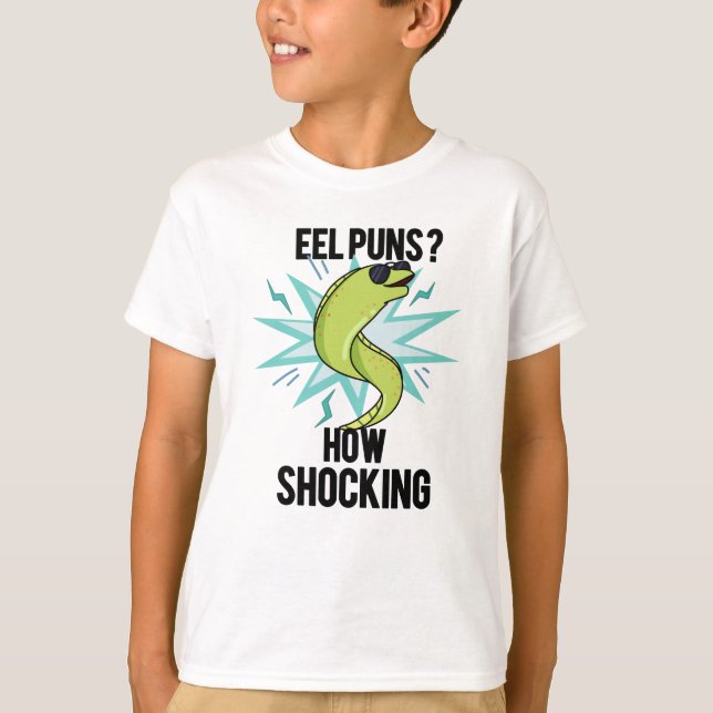 Eel Puns hur man slår på den fina djurparken T Shirt (Framsida)