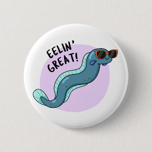 Eelin Underbar Funny Slippery Eel Pun Knapp