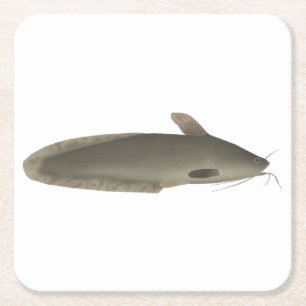 Eeltail Catfish Underlägg Papper Kvadrat