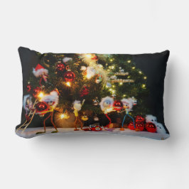 Een zoekplaatje met diverse Kerst optuig Fubby's. Lumbarkudde