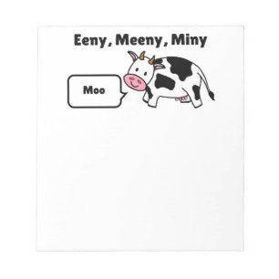 Eeny Meeny, Miny, muko Anteckningsblock