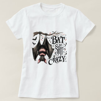 Eerie Arboreal Fladdermus Decor Adsible T Shirt