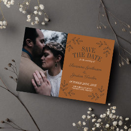 Eerie Autumn Halloween Black Terracotta Gothic Spara Datumet