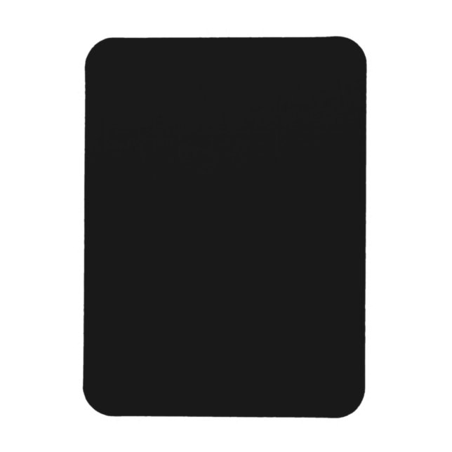 Eerie Black Rectangular Photo Magnet (Vertikal)