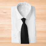Eerie Black Solid Färg Slips<br><div class="desc">Eerie Black Solid Färg</div>