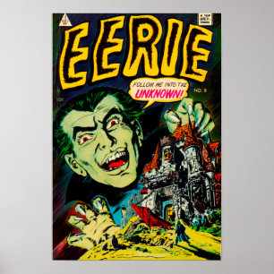 Eerie Cover - Följ mig in i Okänd Poster
