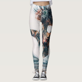 Eerie Elegance Ballerina med Skull Leggings