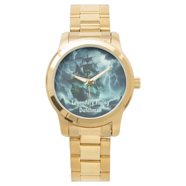 Eerie Flies Dutchman A Ghost Frakt of the Sea Armbandsur (Framsida)