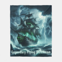 Eerie Flies Dutchman A Ghost Frakt of the Sea Fleecefilt