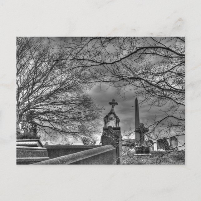 eerie graveyard vykort (Framsida)