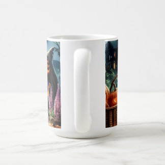 Eerie Halloween Night Watercolor Kaffemugg