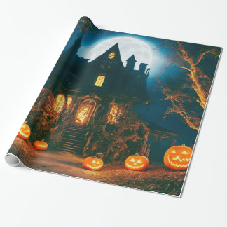 Eerie Illuminations: Enchanting Jack-o'-Lantern Presentpapper