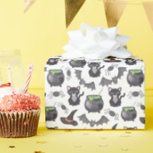 Eerie Night Spooky Witch Cat Halloween Mönster