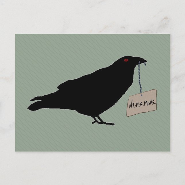 Eerie Raven Postcard Vykort (Framsida)