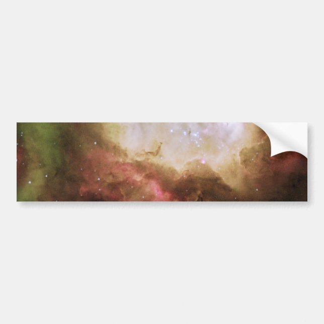 Eerie spöke i Carina Nebula Bildekal (Framsidan)