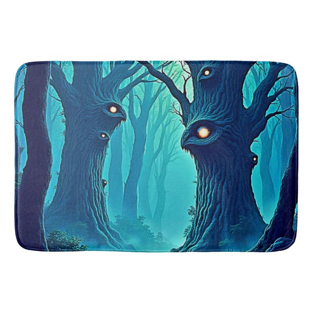 Eerie Woodland Ögon Badrumsmatta (Framsidan)