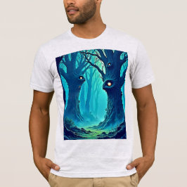 Eerie Woodland Ögon T Shirt