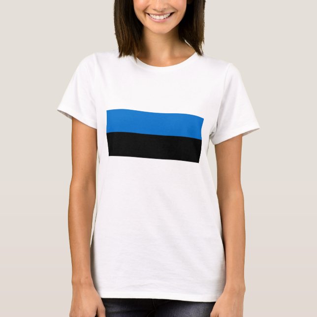 Eesti Vabariik - Estlands flagga T Shirt (Framsida)