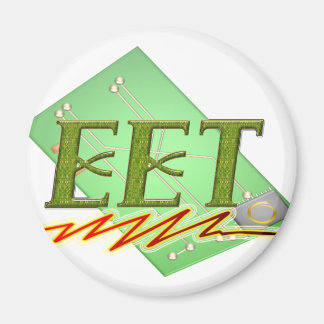 EET - LOGOTYP AV ELECTRICAL INGENJÖR TECH CIRCUIT MAGNET
