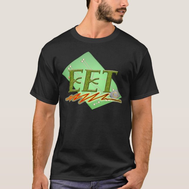 EET - LOGOTYP AV ELECTRICAL INGENJÖR TECH CIRCUIT  TEE (Framsida)