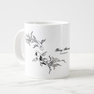 Eexternal Flow Koi Art Jumbo Mugg