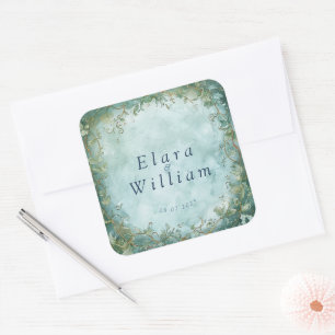 EExternal Grace Elven Bröllop Fyrkantigt Klistermärke