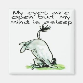 Eeyore lustiga citattecken magnet