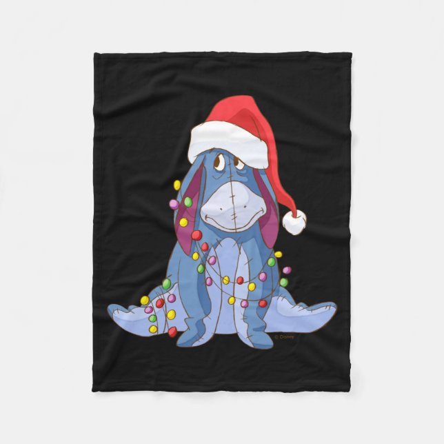 Eeyore Santa Claus  Fleecefilt (Framsidan)