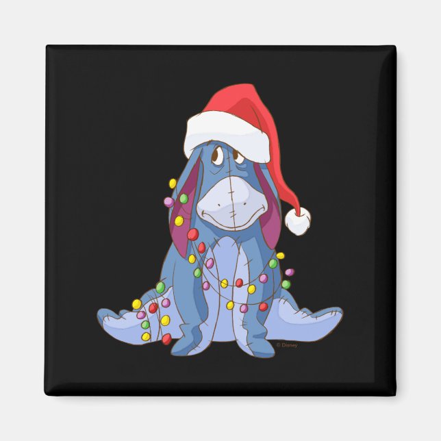 Eeyore Santa Claus  Magnet (Framsidan)