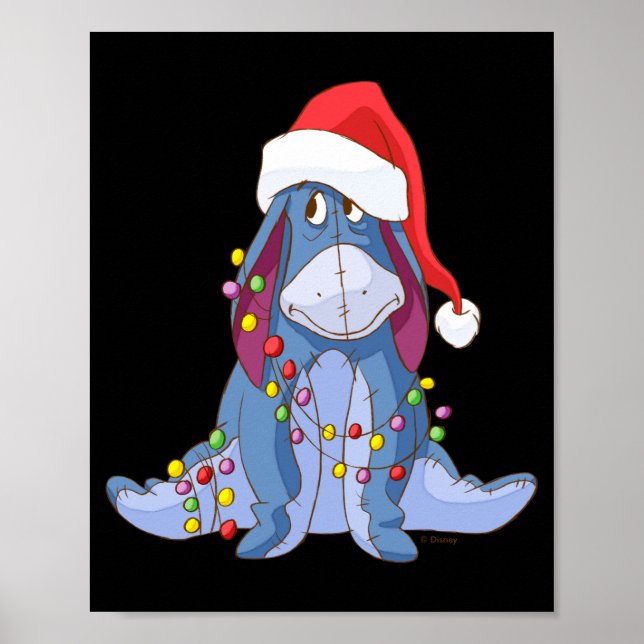Eeyore Santa Claus  Poster (Framsidan)