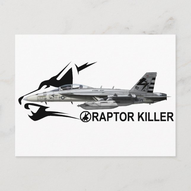 EF-18G Growler Vykort (Framsida)