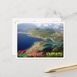 EF - Erakor Island - Aerial View - Vanuatu - Vykort