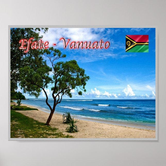 Efate -  Eratap - Vanuatu - Poster (Framsidan)